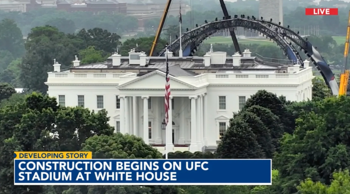 UFC turns the White House into Six Flags.