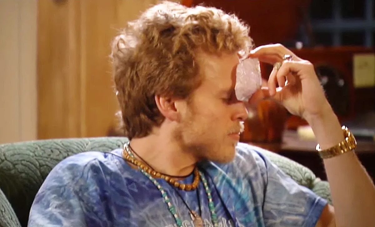 spencer pratt with crystall on head