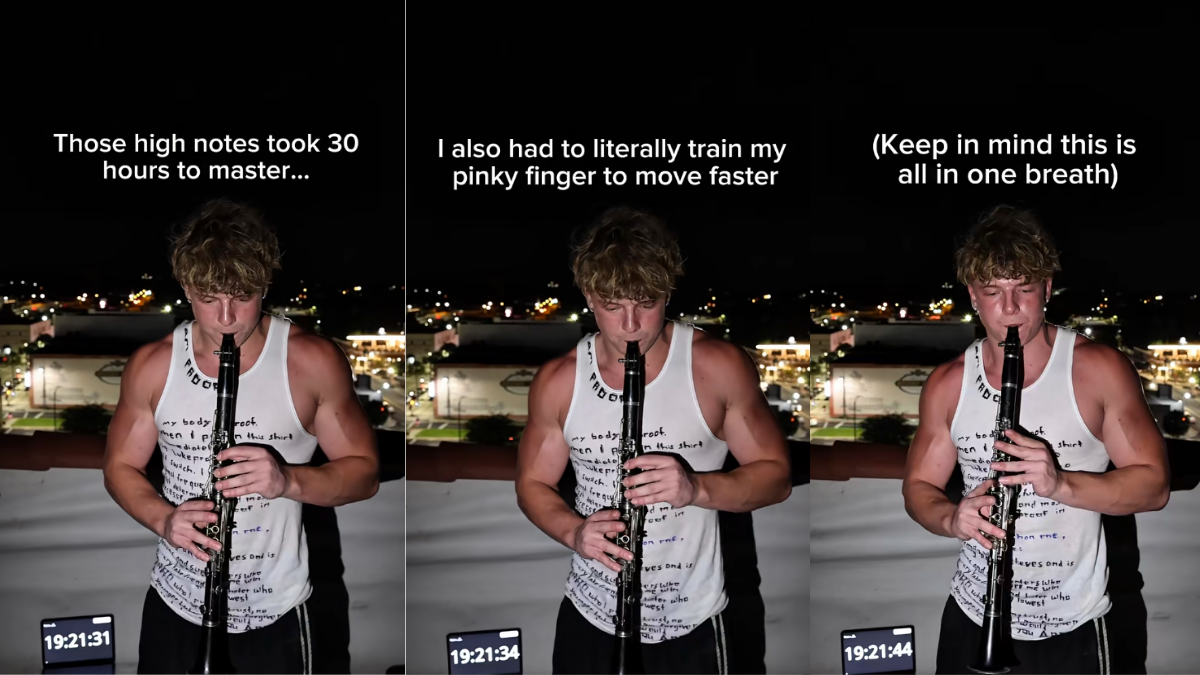 Bodybuilder Learns the 'Hardest' Song on the Clarinet for the First Time. He Had Results 70 Hours Later 'Unhealthy Amount of Willpower'