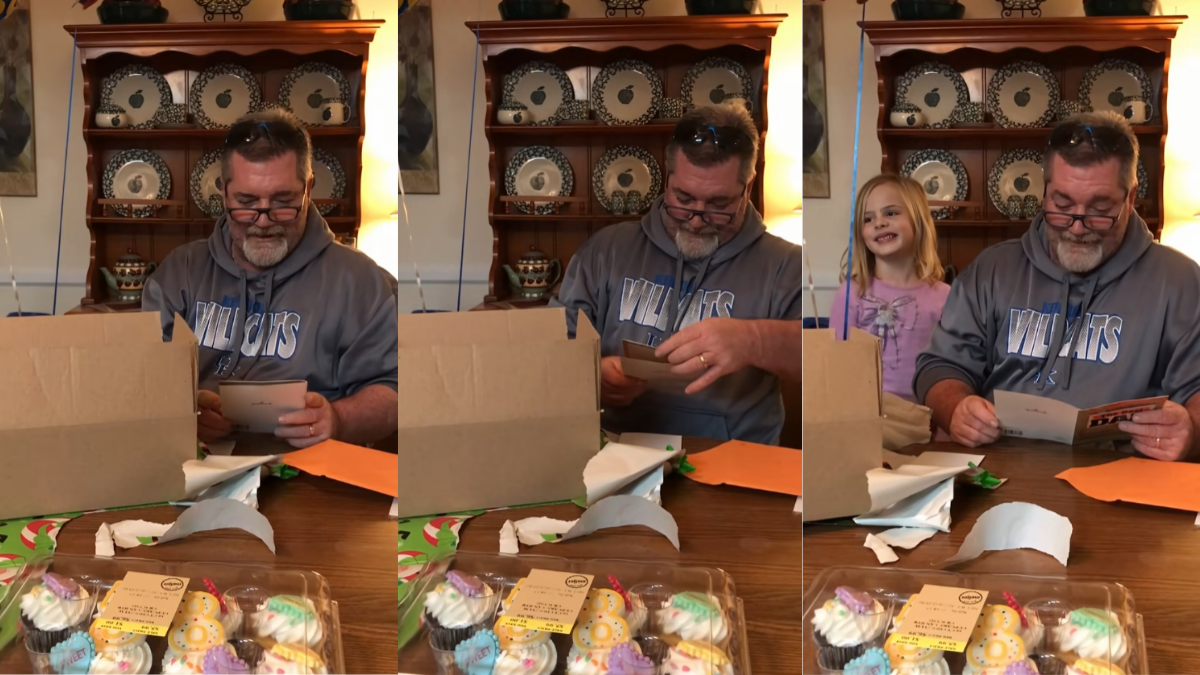 Dallas Woman Had a Huge Birthday Surprise for Her Stepdad. He Found a Piece of Paper That Made Him Cry.