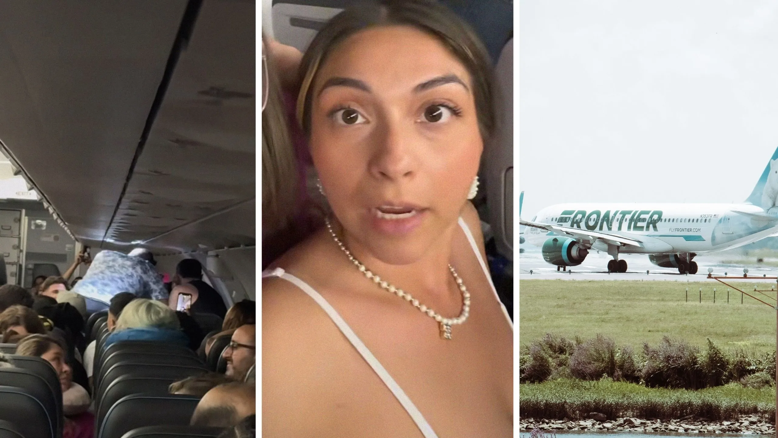 ‘Spirit would never’: Frontier flight from Puerto Rico to Chicago takes off. Then a passenger tries to jump out the emergency exit mid-flight ‘Spirit would never’: Frontier flight from Puerto Rico to Chicago takes off. Then a passenger tries to jump out the emergency exit mid-flight