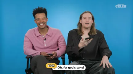 jacob anderson and sam reid sitting