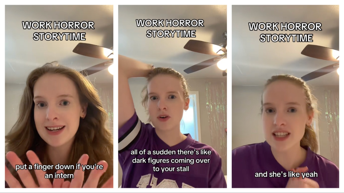 Dallas Intern Goes to the Washroom at Work, Then Suddenly She Sees "dark Figures" Coming Over to the Stall: "That"s a Lot of Trauma for a Toilet Break"