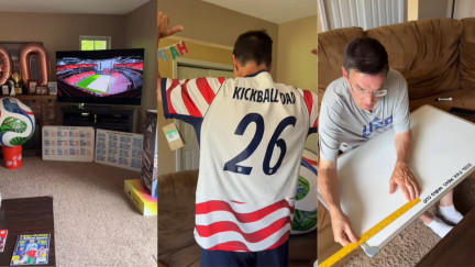 New Jersey Woman Shares Her Dad's Elaborate FIFA World Cup Prep 'Don't Sleep on the Stars and Stripes This Year'