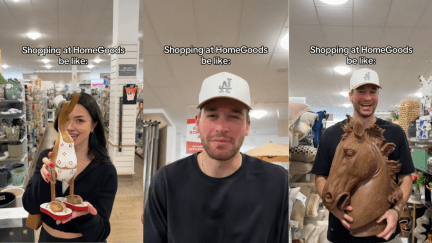New York Couple Trolls the HomeGoods Shopping Experience 'Do You Have a Giant Horsehead'