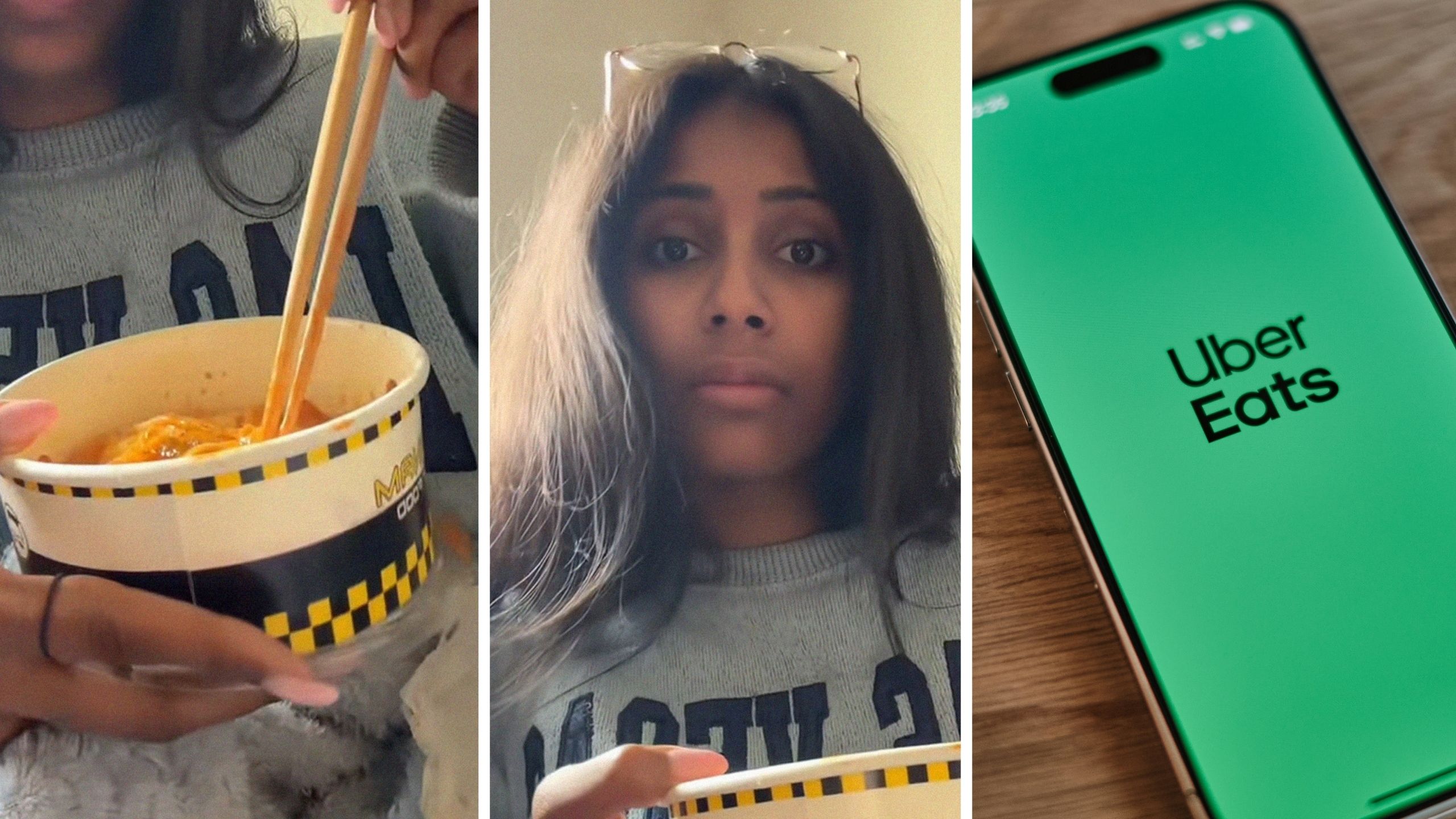 Woman tries controversial tactic to get more food with Uber Eats. She doesn&rsquo;t know whether to be happy or disappointed that it worked