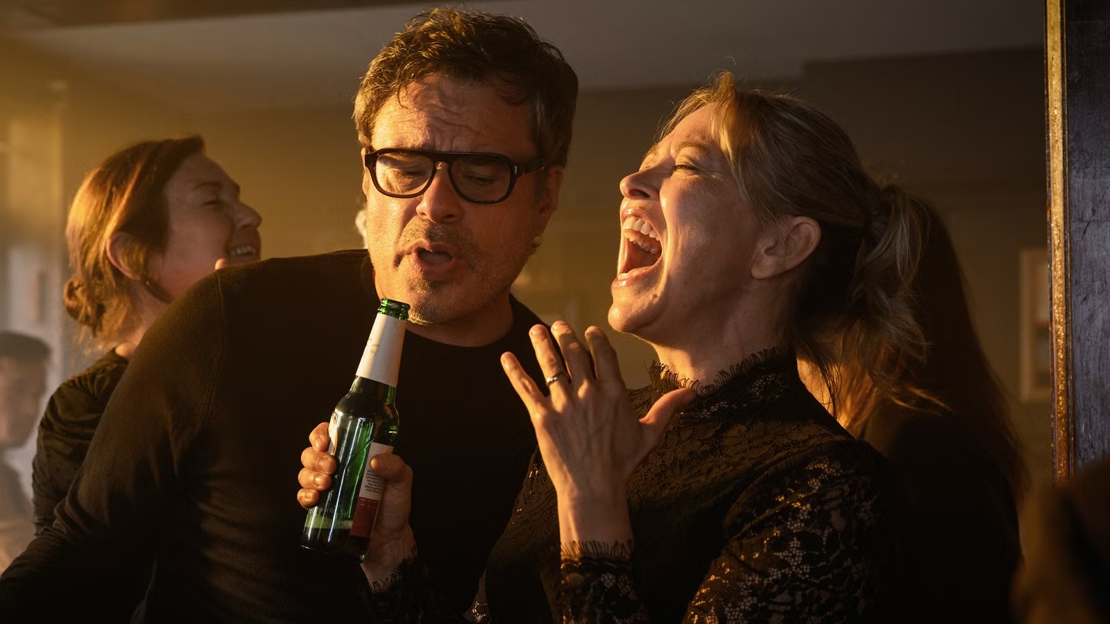 two people singing