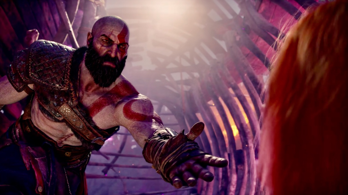 Kratos appearing in God of War Laufey