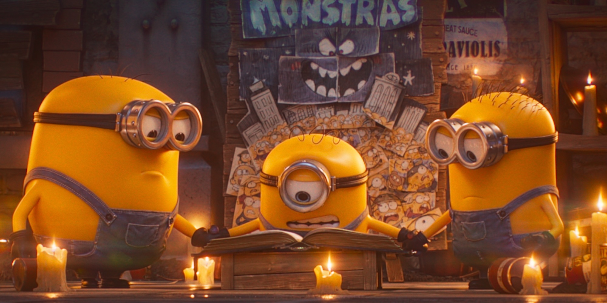 minions around a table