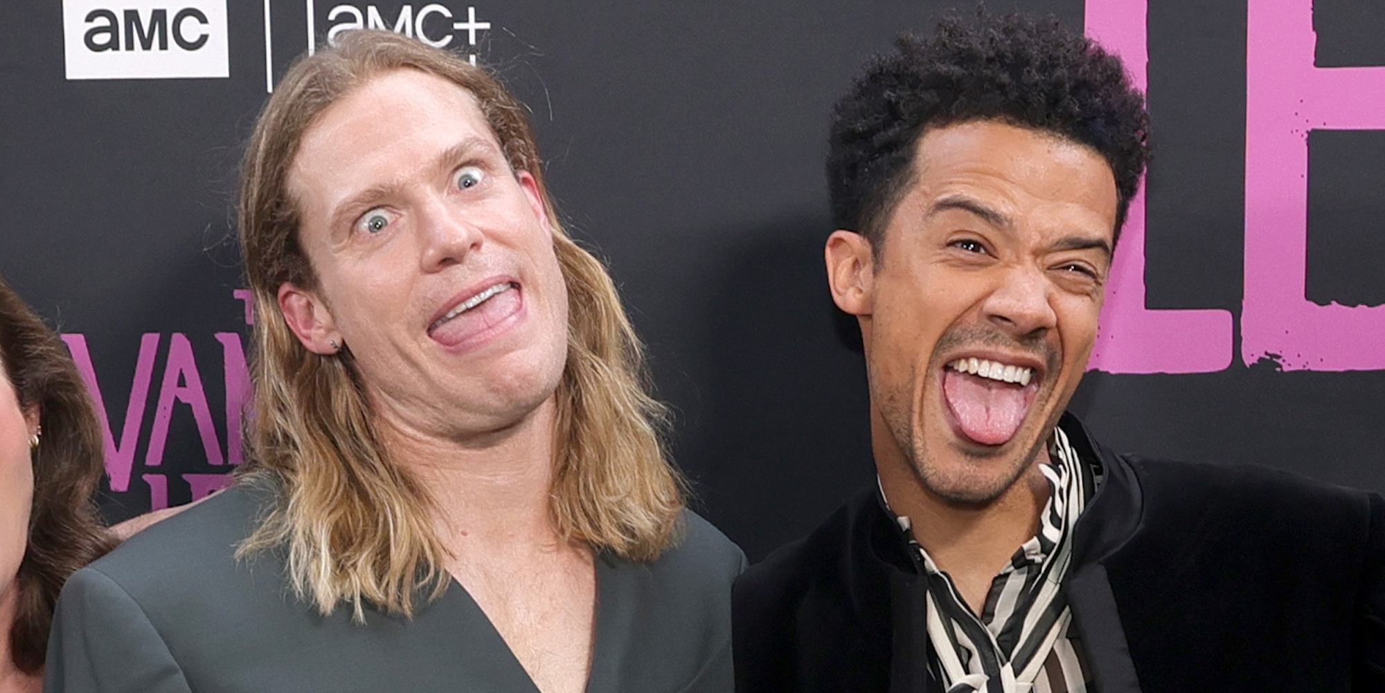 sam reid and jacob anderson makin faces