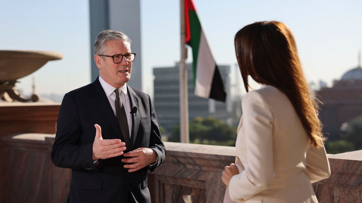 Keir Starmer in the UAE