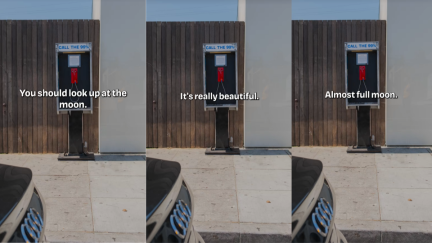 A Payphone Bridged Two Neighborhoods in Los Angeles as a Social Experiment. The Conversation That Followed Was Surreal 'Look Up At the Moon'
