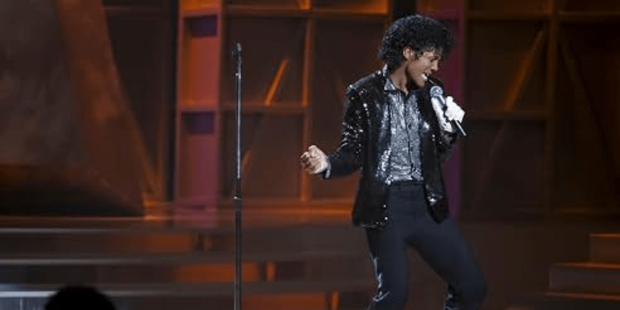 A still from the Michael biopic