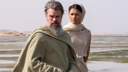 Matt Damon and Zendaya in 