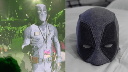 San Diego Comic Con Goers Were Taking Photos With a Deadpool Cosplayer. Fans Were Surprised at the Reveal: ‘You Wanna See What’s Under This Mask?’