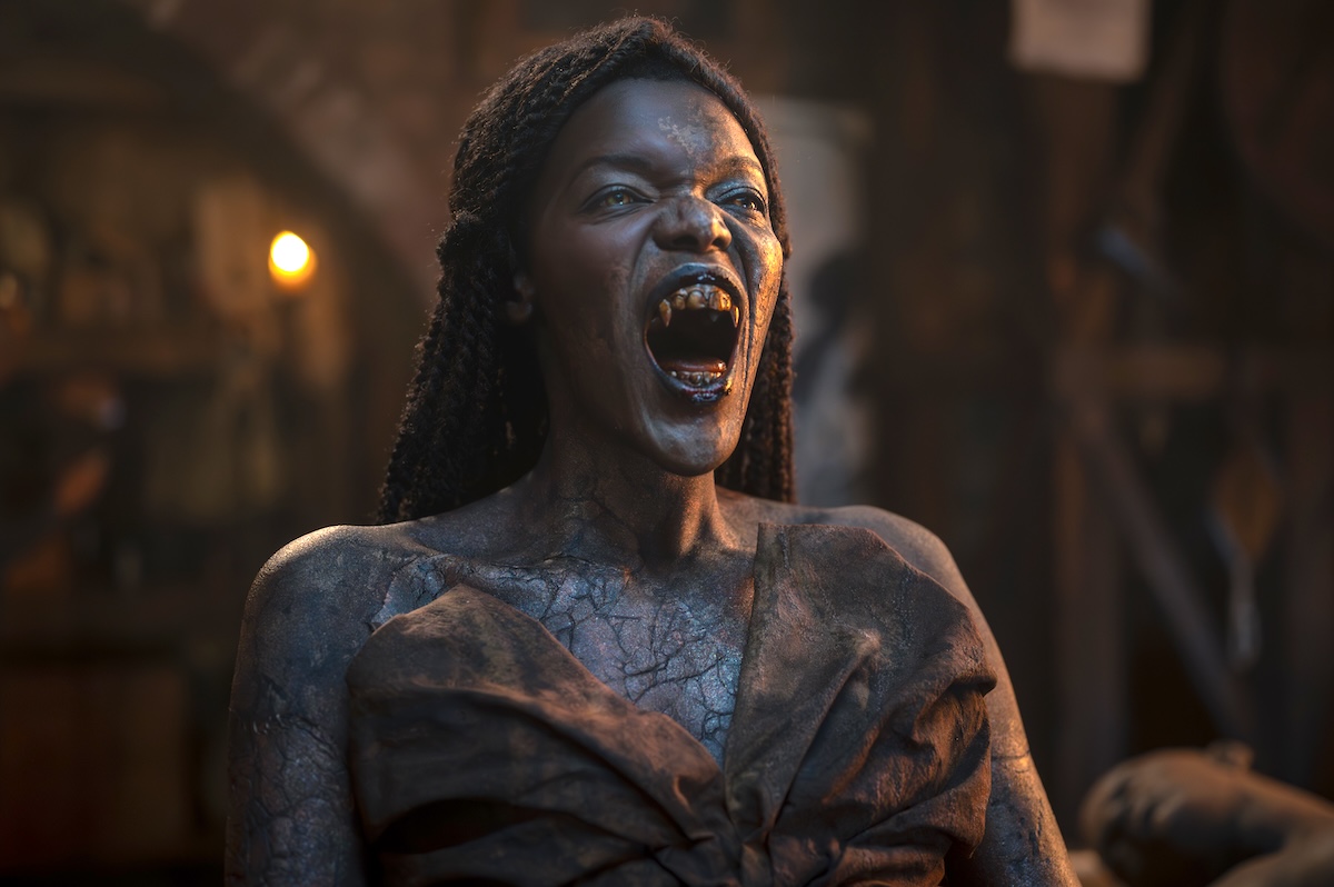 woman screaming