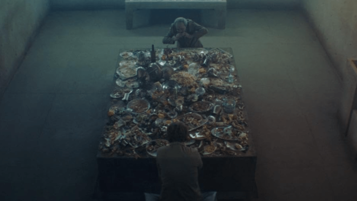 scene from The Platform a Netflix film.
