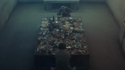 scene from The Platform a Netflix film.