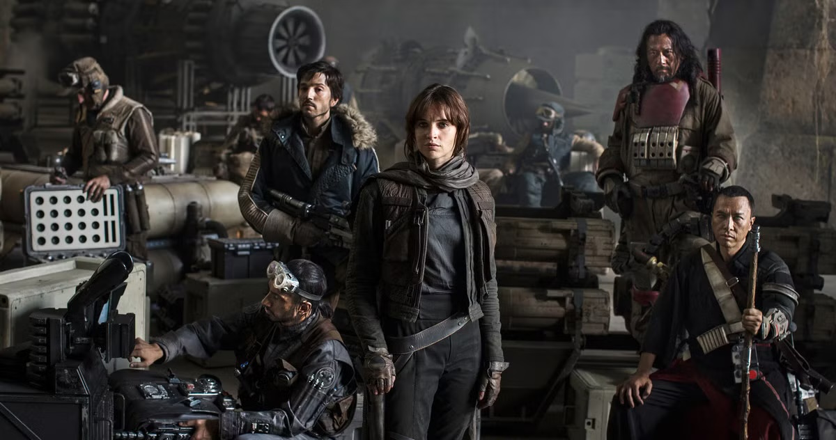The cast of "Rogue One" gets ready for their mission