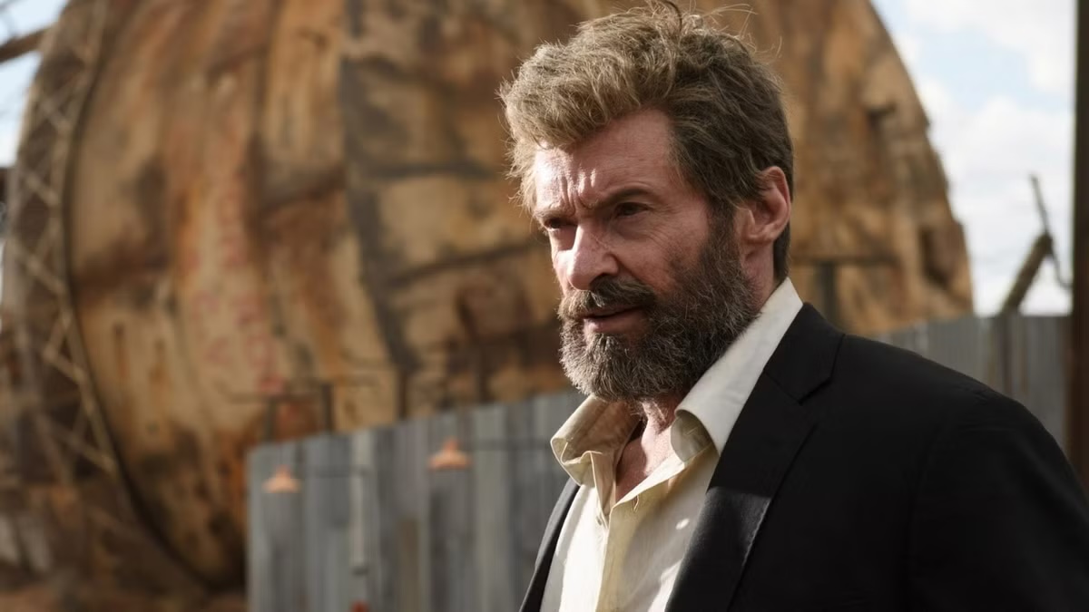 The grizzled Wolverine stands in a wasteland in "Logan"