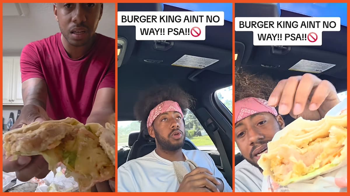 Tampa Man Orders a Chicken Wrap From Burger King. What He Allegedly Finds Inside Doesn't Even Taste Like Food: ‘If I Get Food Poisoning From This'