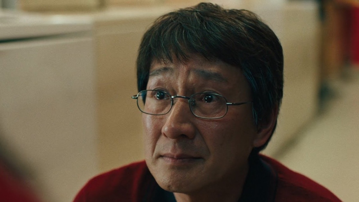 Waymond Wang stares with puppy-dog eyes in "Everywhere, Everywhere All at Once"