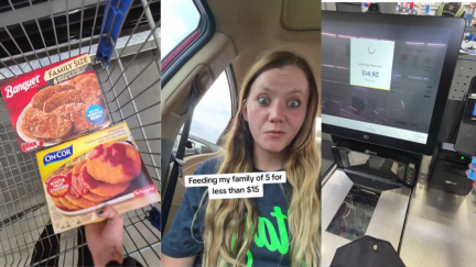 Woman Says She Has $15 to Feed Her Family of 5 at Walmart. Then Walks Out With a Full Dinner and 10 Cents to Spare