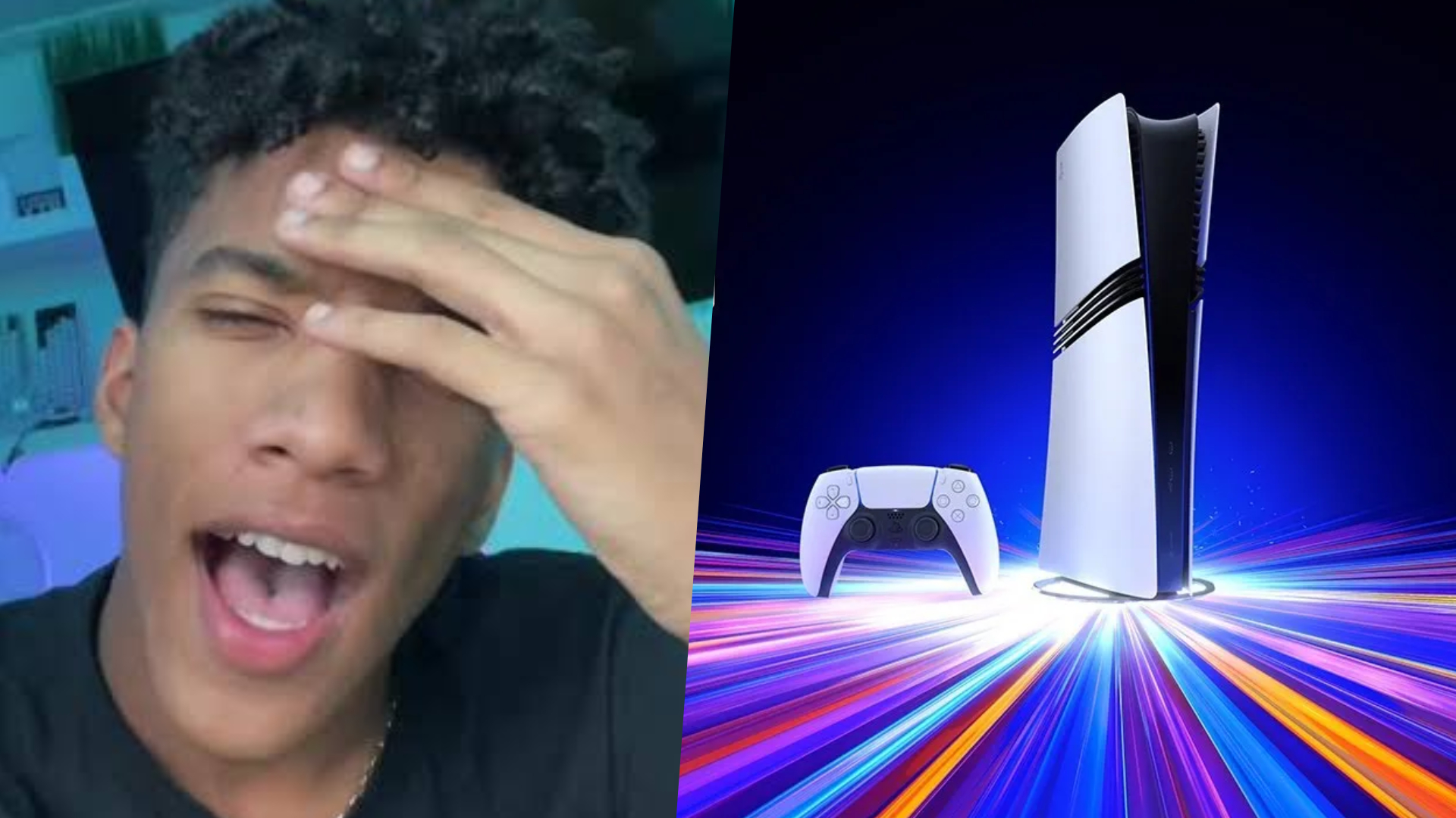 TikTok's CarterPCS and Sony's PS5 console.