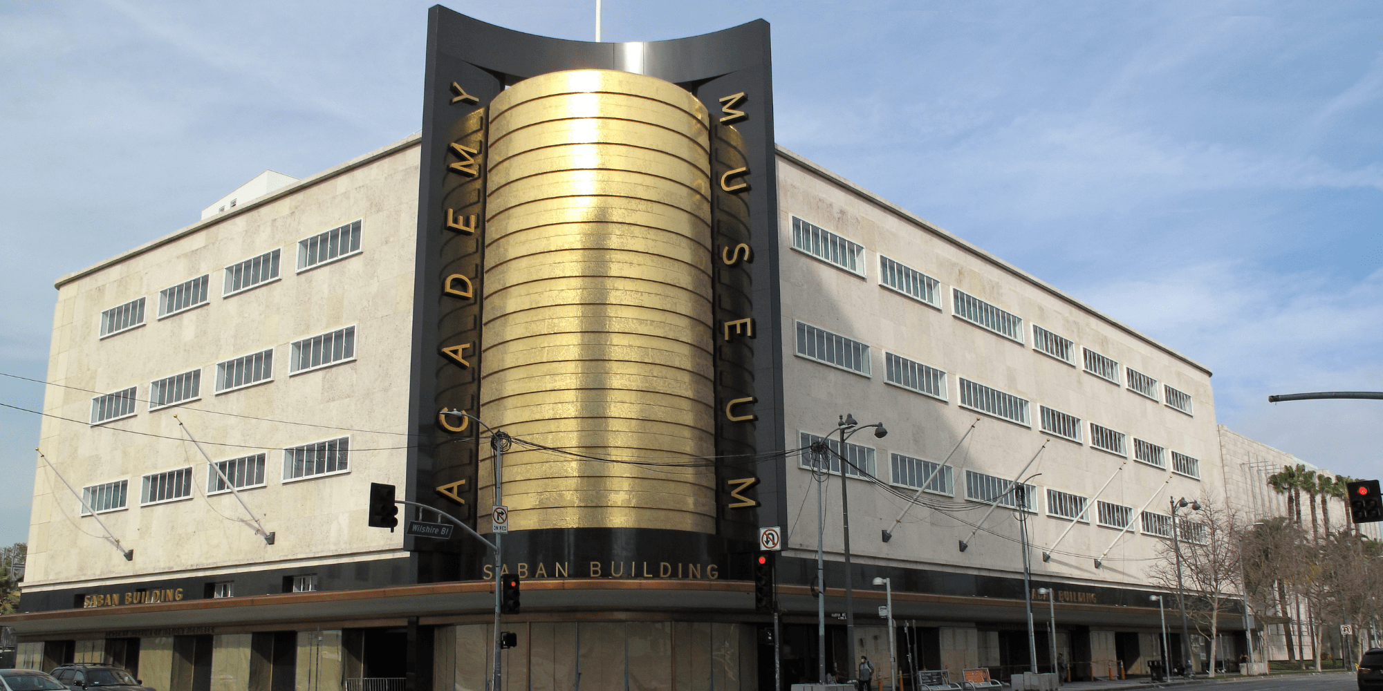 The outside of the Academy Museum of Motion Pictures' building