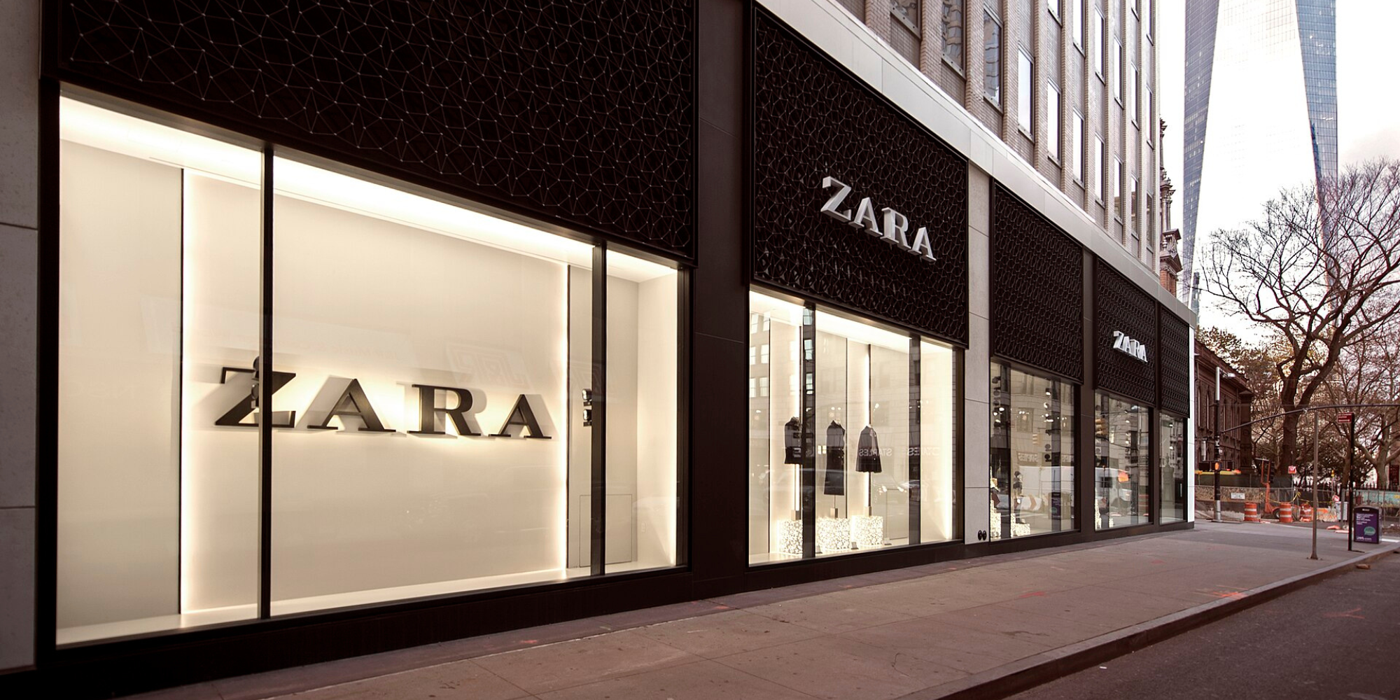 The outside of a Zara store