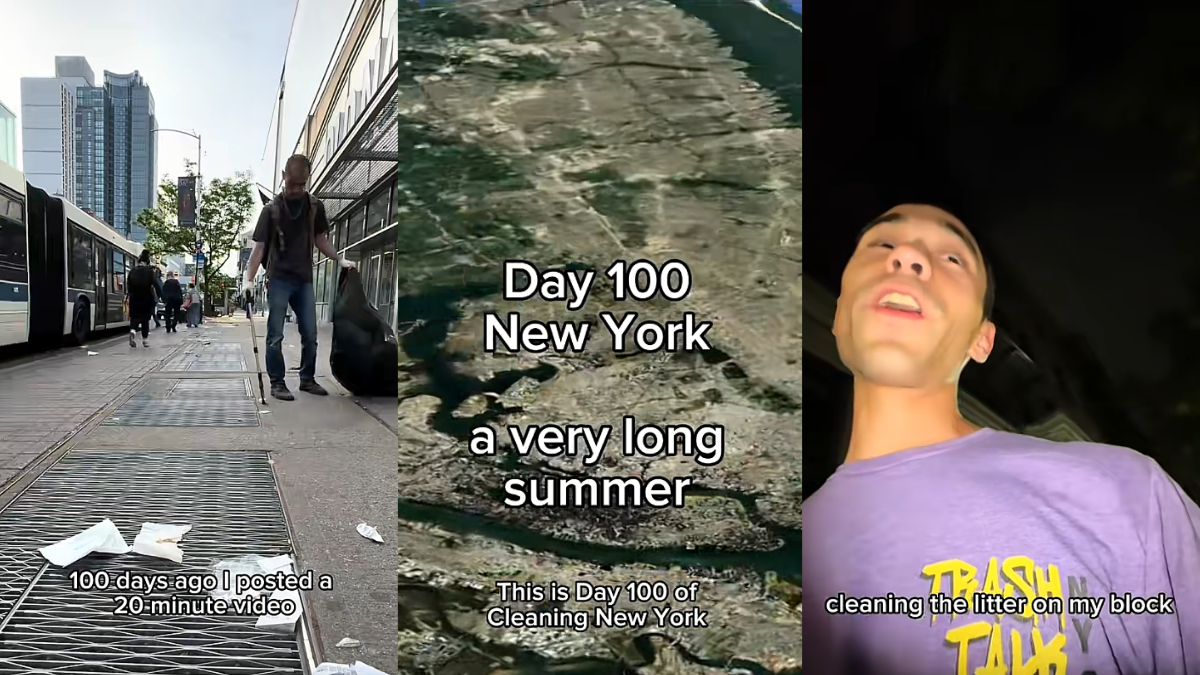 A Man Spent 100 Days Cleaning His One Block of New York City Per Day. It Transformed His Neighborhood 'The Story of Trash is The Story of People'