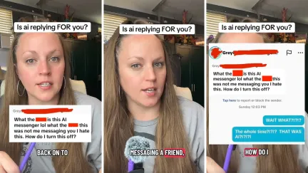 AI chatting on Grey's behalf
