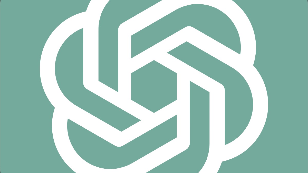 ChatGPT logo in mint green and white