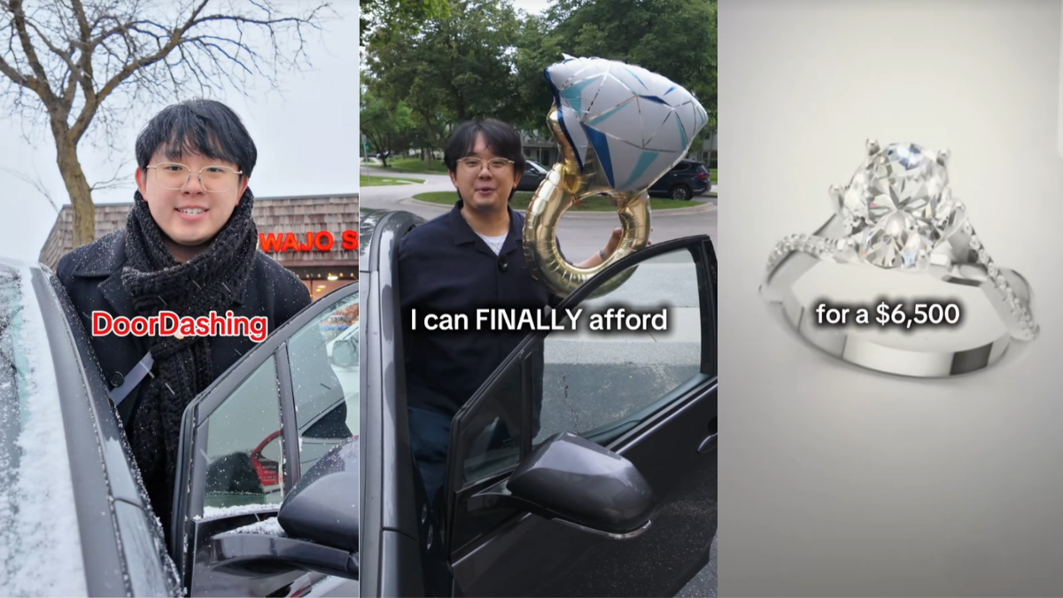 Chicago Man Did DoorDash to Buy His Fiancée's Engagement Ring. After 89 Days, He Finally Had Enough