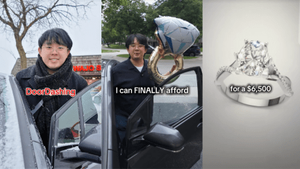 Chicago Man Did DoorDash to Buy His Fiancée's Engagement Ring. After 89 Days, He Finally Had Enough