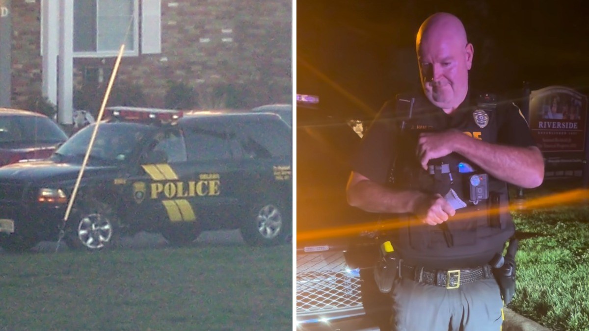13-year-old teen detained by police officers for allegedly walking a dog