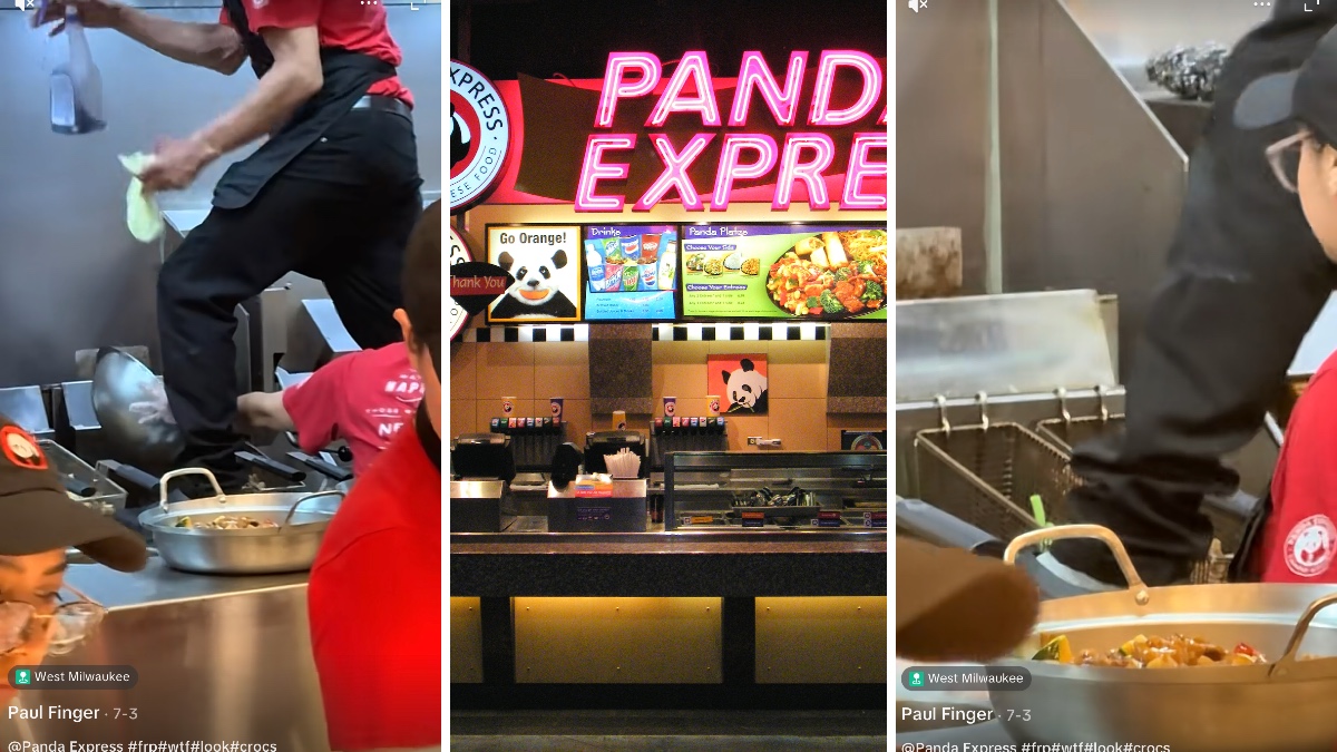 Panda Express Worker Goes Viral After Standing on a Fryer. Then Health Officials Get Involved: ‘This Is Disgusting’