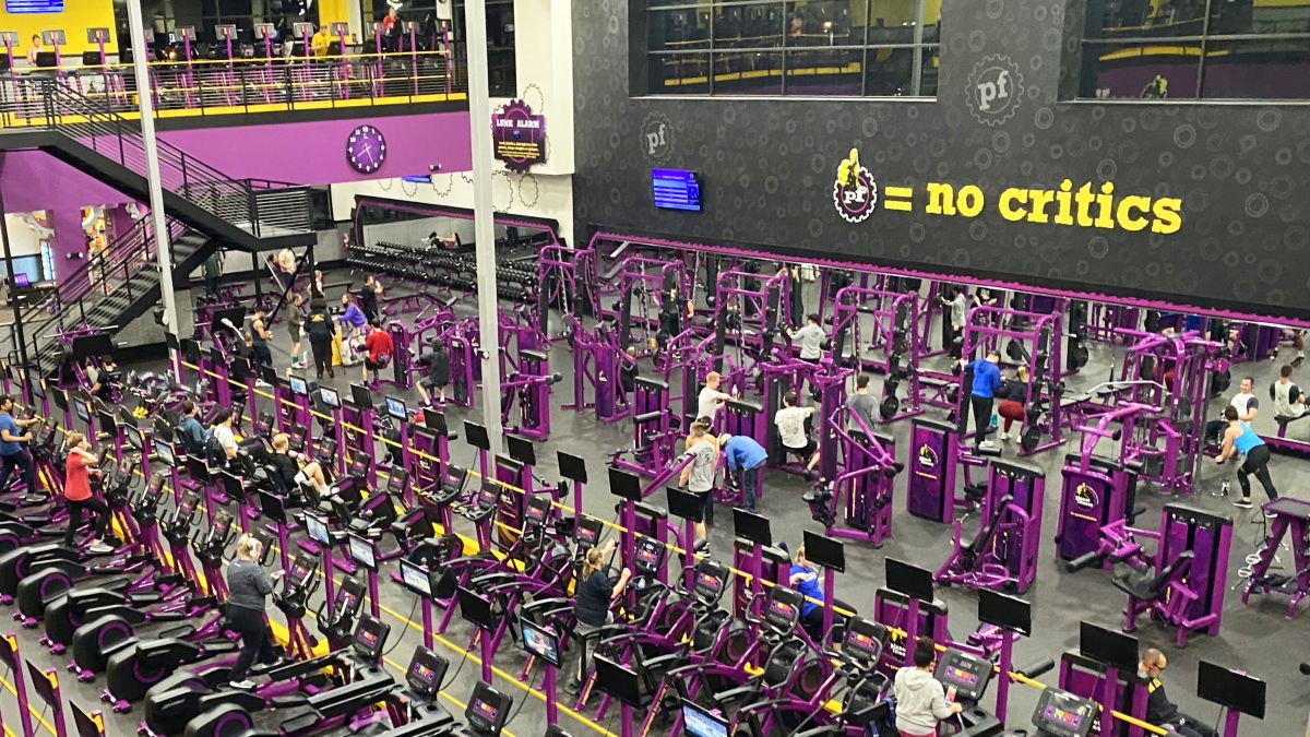 Interior of Planet Fitness