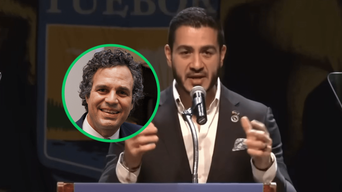 Abdul El-Sayed and Mark Ruffalo