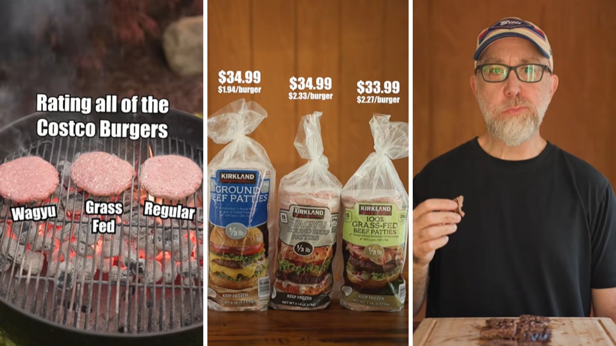 Man Tries 3 Costco Burgers. The Juiciest One Somehow Comes Last