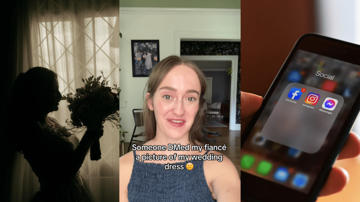 Someone Tried to DM an Ohio Woman's Wedding Dress to Her Fiancé. It Backfired ‘Which One of His Ex Girlfriends Is It’