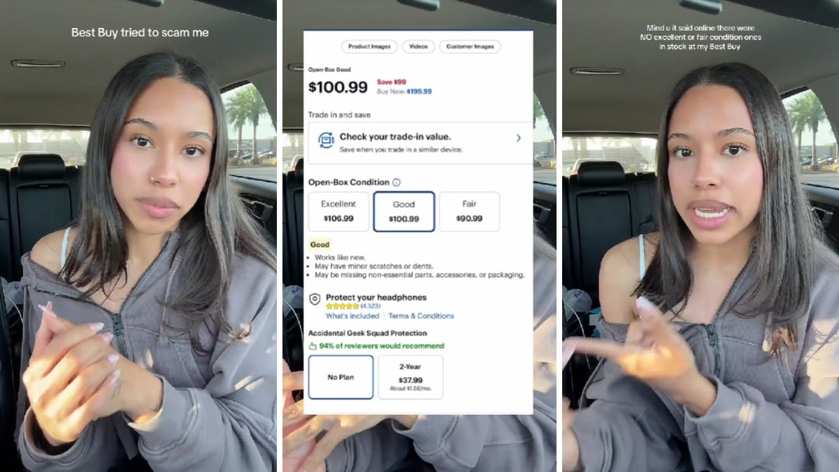 She finds $200 headphones for $100 at Best Buy. Then a manager wouldn't let her ...
