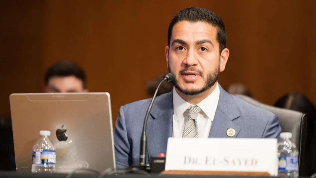 Abdul El-Sayed demands GOP accountability after an attendee at the party convention explicitly called for his death