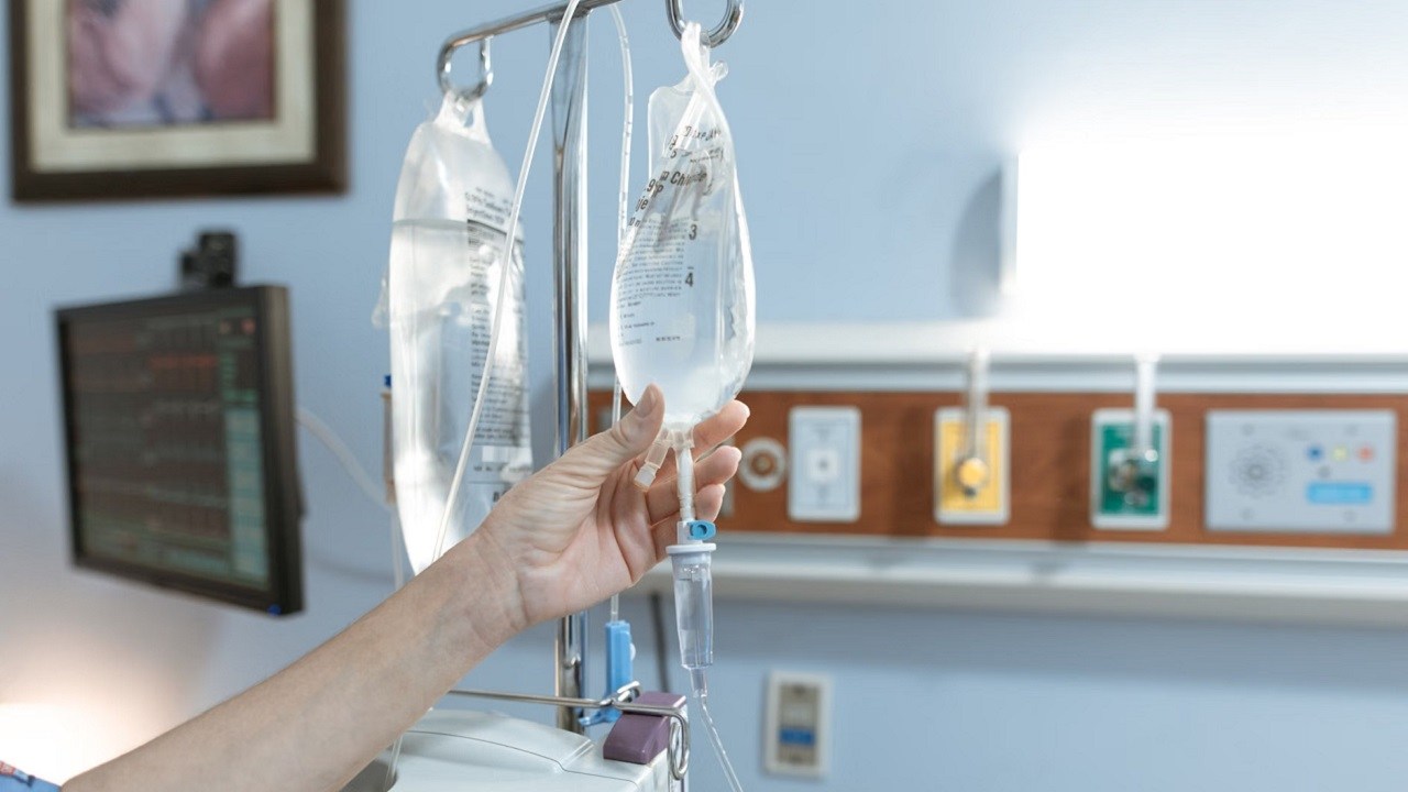 IV Bags in a Hospital