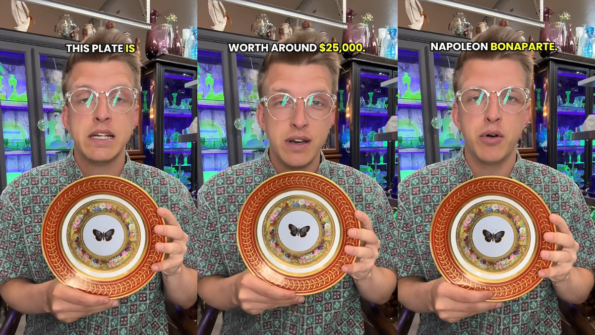 Idaho Man Bought a Plate at a Local Thrift Store for $12.50. He Found Out It Could Have Been Owned by Napoleon Bonaparte