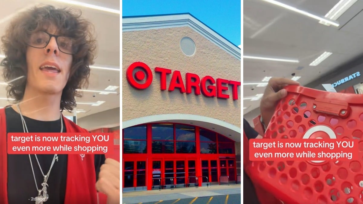 Target Worker Points Out a Device on Store Baskets: ‘You Are Now Being Tracked...