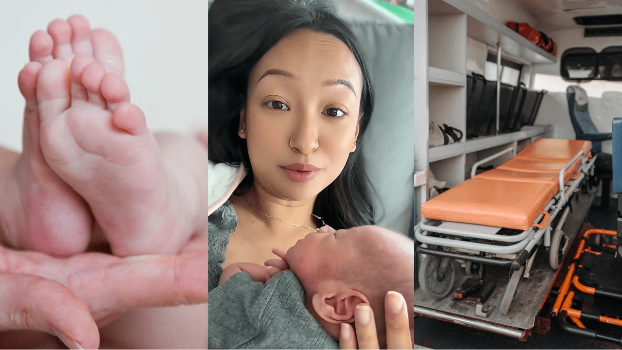 She went to the ER for cramps. By the end of the night, she was pushing a baby out