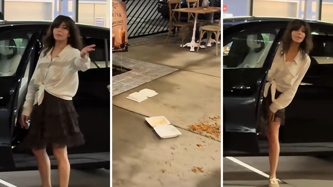 Woman finishes five meals at Virginia restaurant. Moments later, she demands a full refund and throws the food: ‘For dogs’