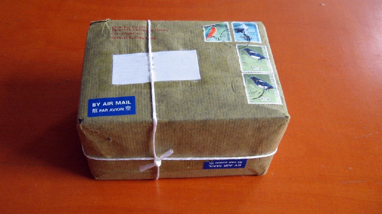 Wrapped Package for Delivery