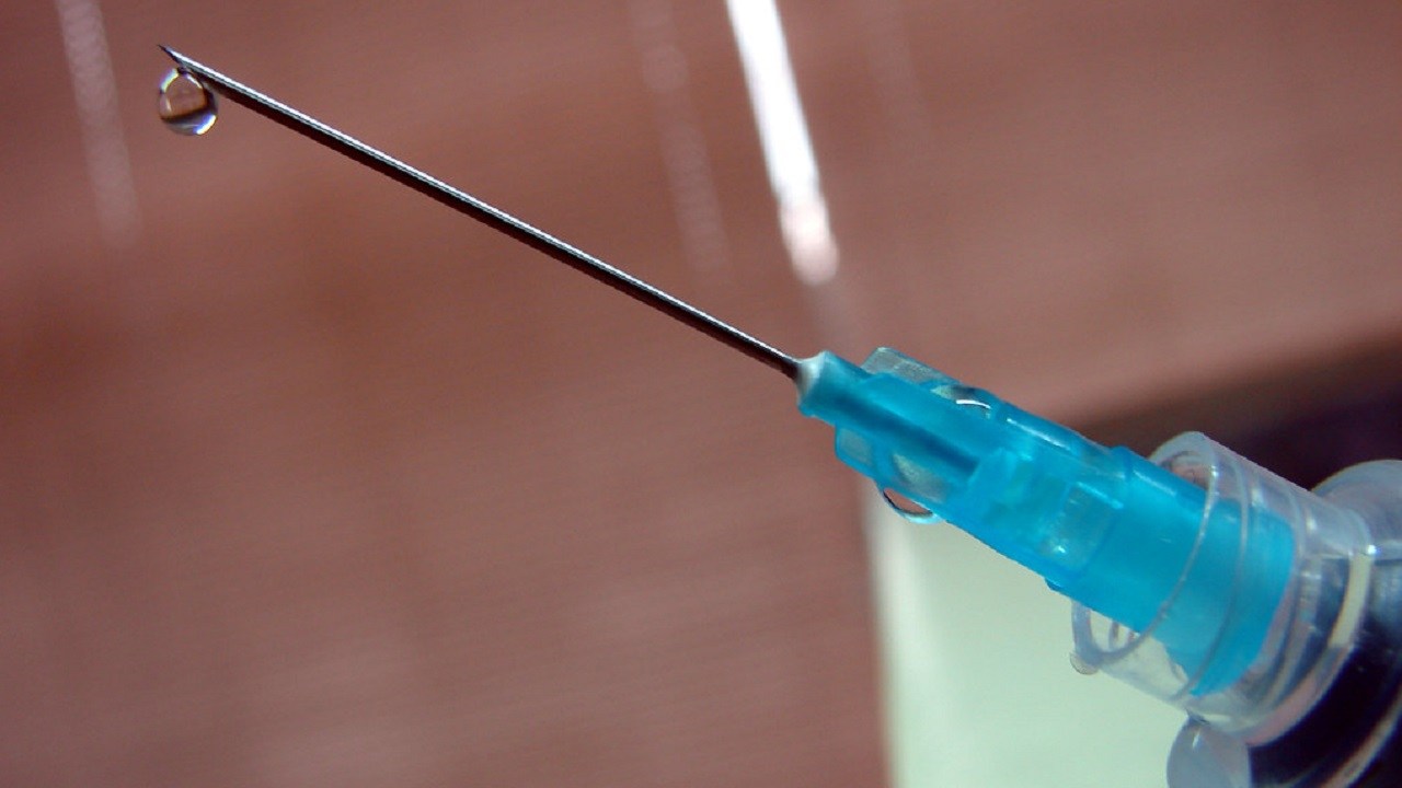Closeup of Syringe